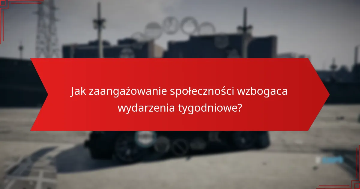 Jakie nagrody mogą zdobyć gracze podczas wydarzeń tygodniowych?